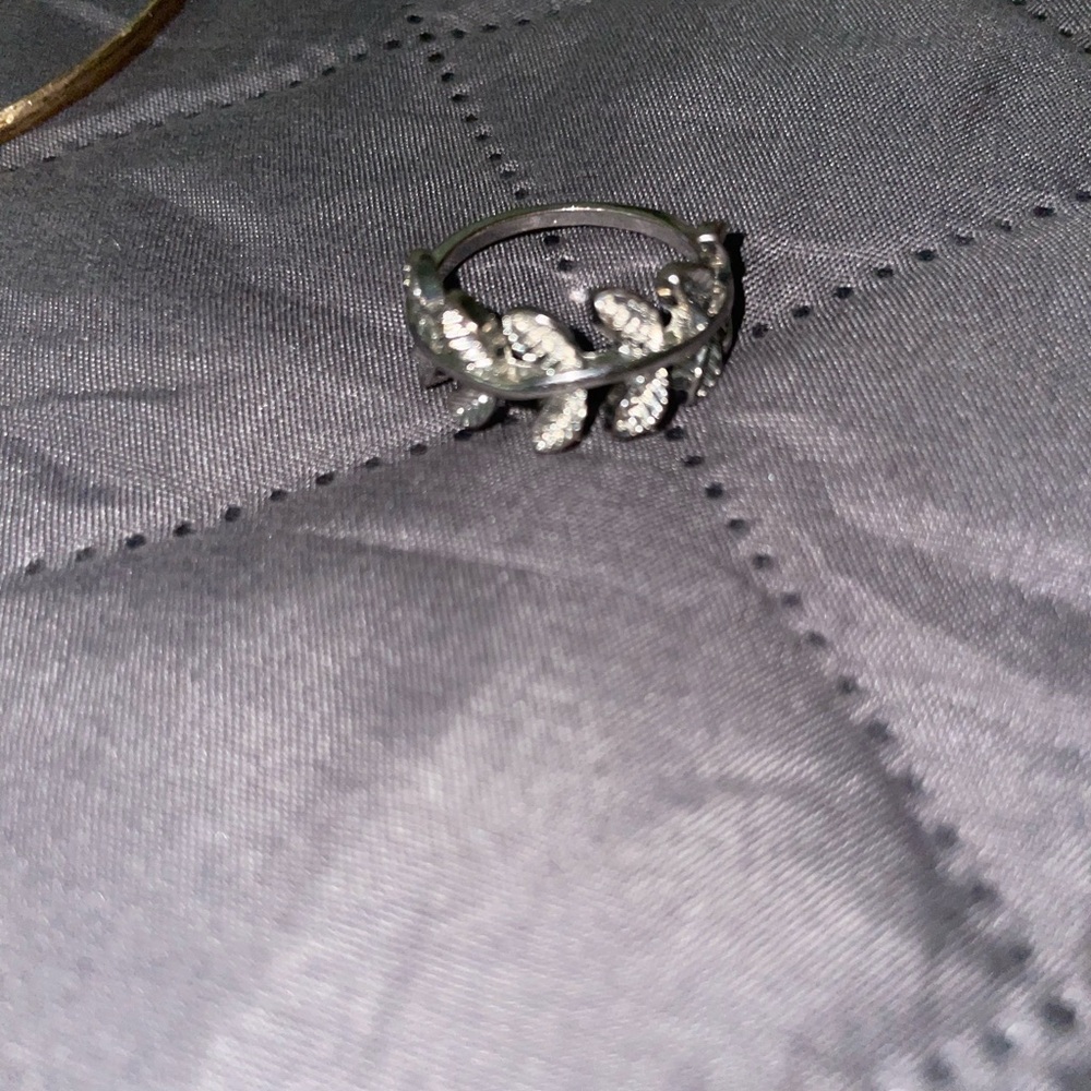 Bundle Bangle Bracelet;Leaf Ring;And Another Ring - image 8